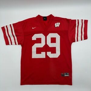 Nike Wisconsin‎ Badgers Football Jersey 29 Red White Youth Size Medium M